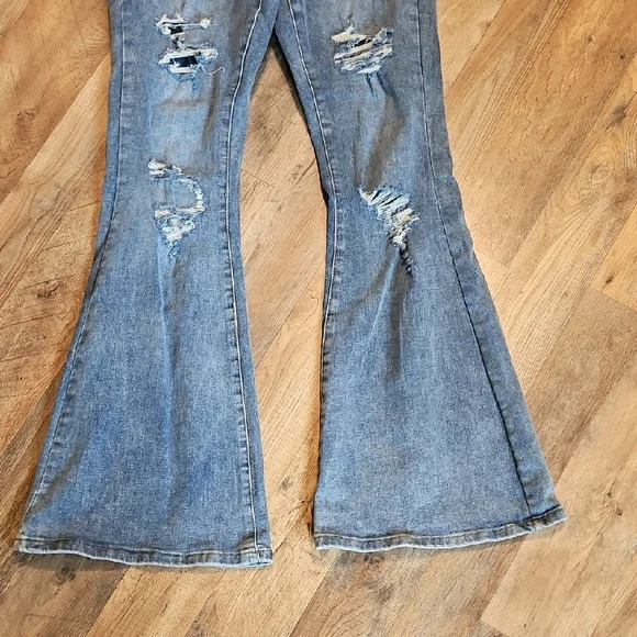 Rue21 Blue Flare & Wide Leg Jeans - Picture 4 of 8